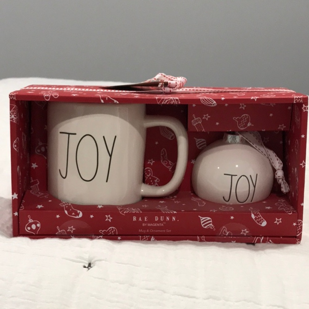 Rae Dunn Joy Cup & Ornament